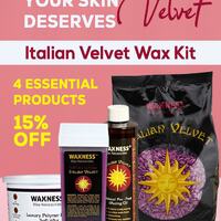 Your skin deserves the best! ✨
Discover the Italian Velvet Wax Kit: 4 essential products for the perfect smoothness.
Soft wax roll-on, soft wax tin, hard wax beads & pre-post waxing oil - all you need for a flawless waxing experience.

🔥 Now with 15% OFF - just add to cart and glow!

🛒 https://waxness.de/de/produkte/535-waxness-complete-italian-velvet-wax-set-full-body-hair-removal-kit.html

📅*Limited time only! 
.
.
.
#waxness_de #waxness_ #ItalianVelvetWax #WaxingKit #SmoothSkin #BeautyRoutine #SkinCare #WaxingEssentials #BeautyDeals #WaxingTime #hardwax #hardwaxfromeurope #hardwaxbeads #softwax #waxhairremoval #waxnessgermany #ProfessionellesWachsen #Hautpflege #Wachs #Haarentfernung #Schönheit #Wachszubehör